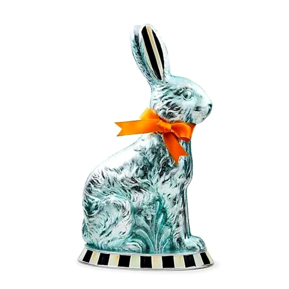 MACKENZIE-CHILDS Calico Foil Large Bunny NEW